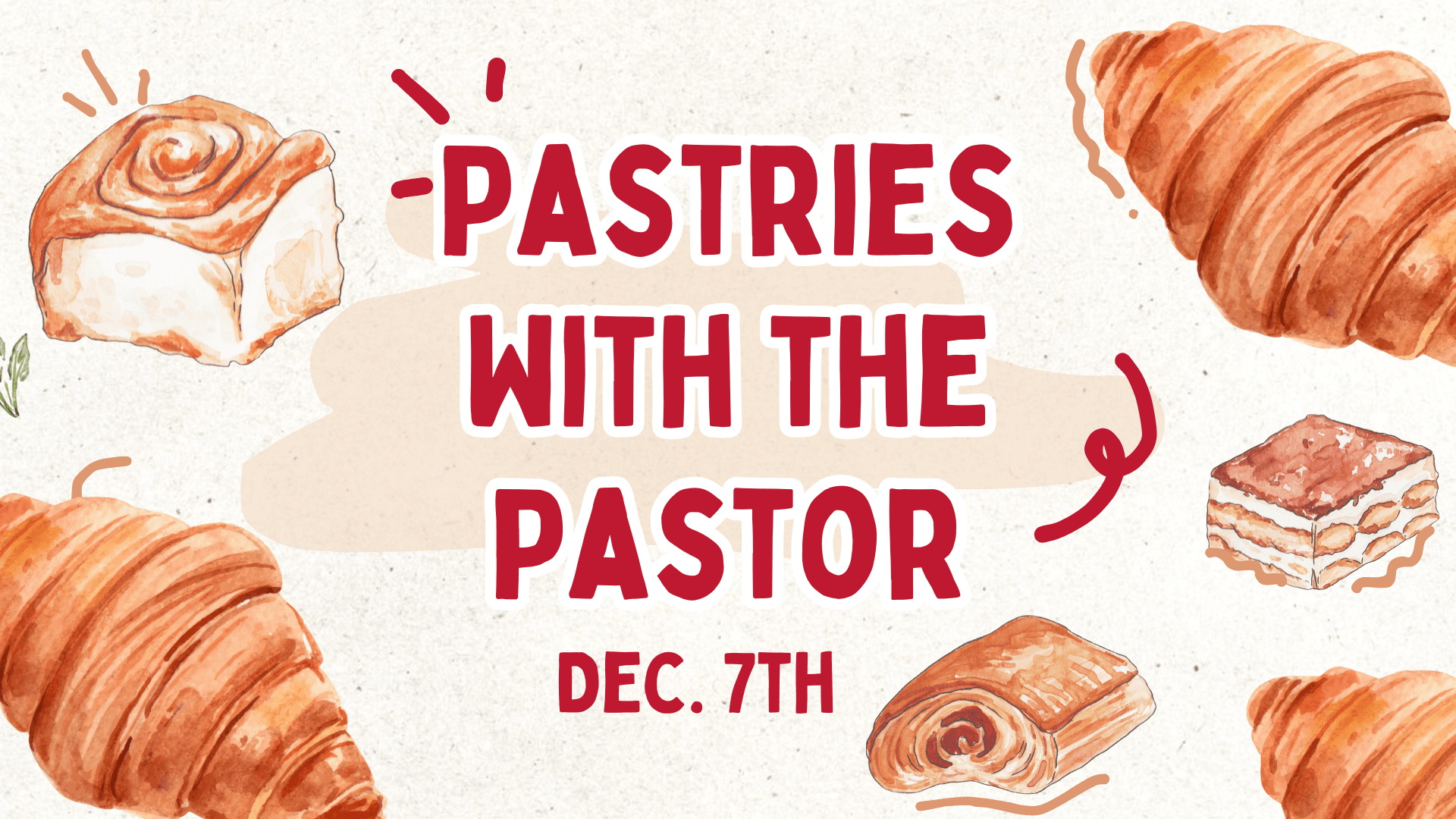 Pastries with the Pastor