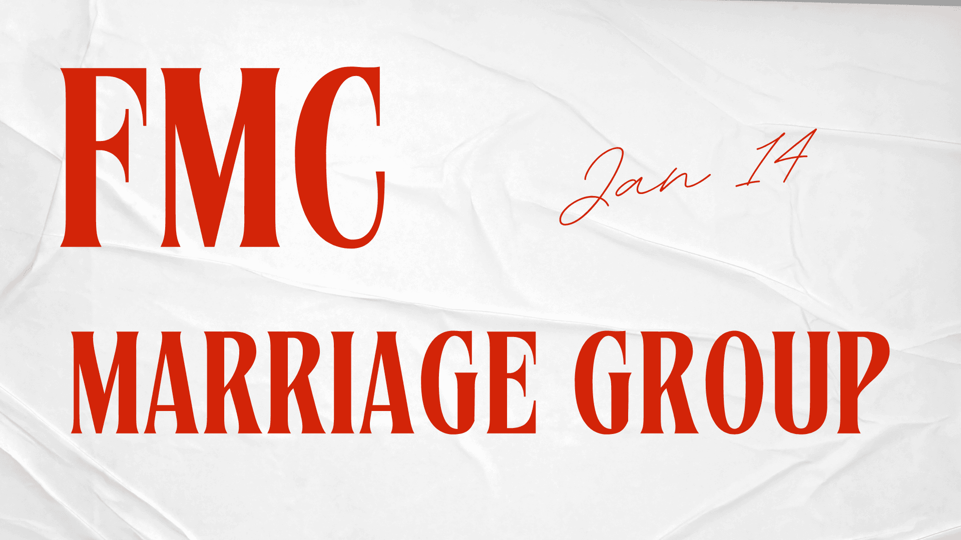 Marriage Group