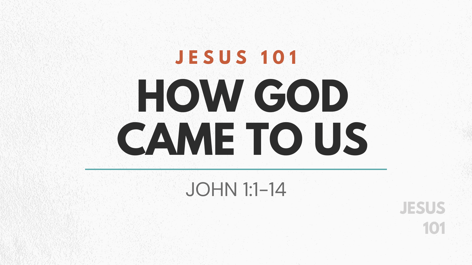 How God Came to Us – Kelly McCuaig