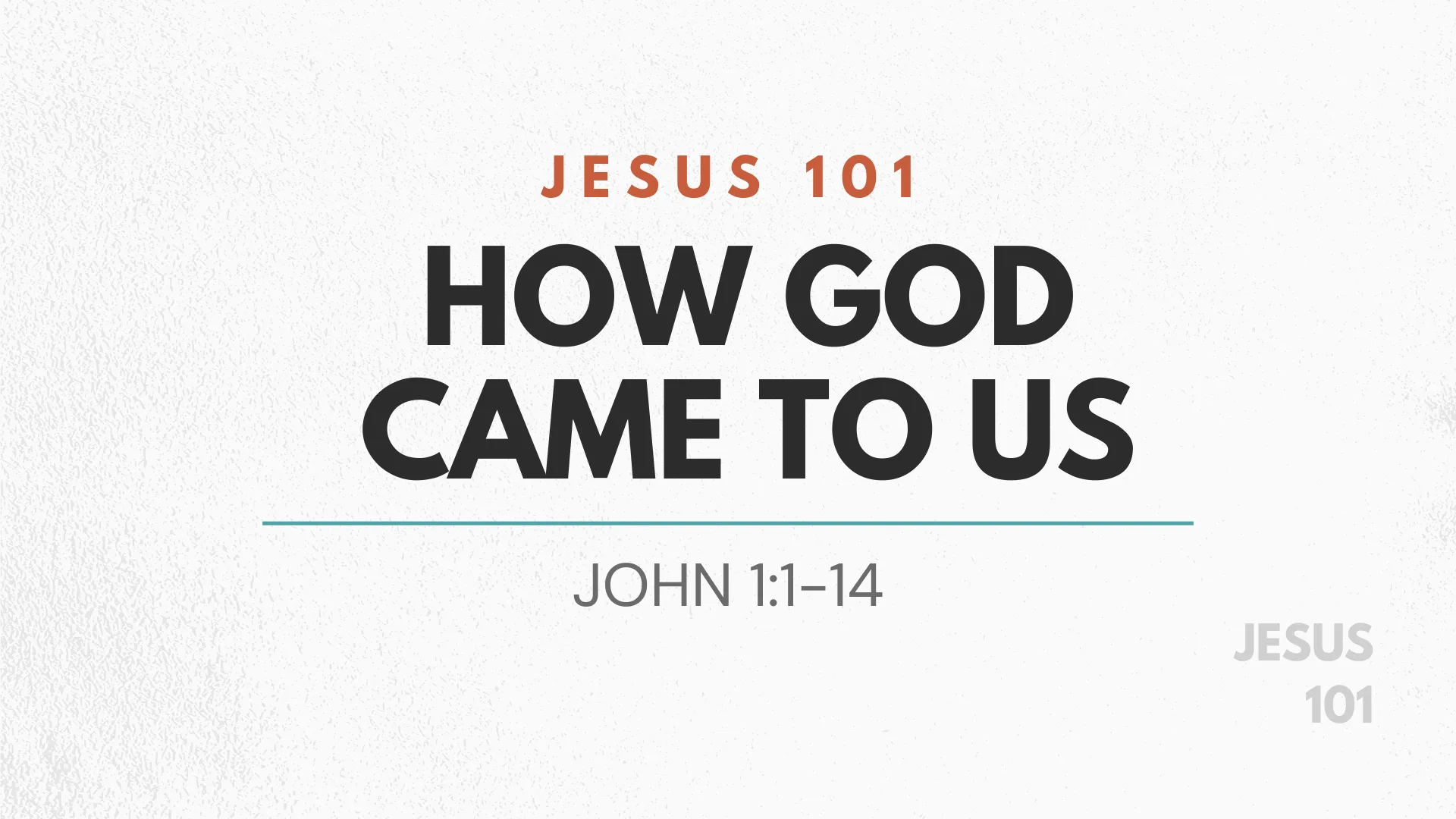 How God Came to Us – Kelly McCuaig