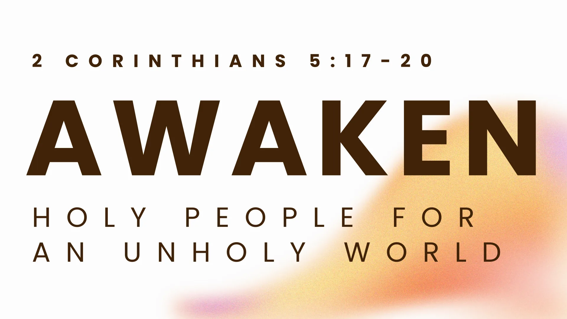 Awaken: Holy People for an Unholy World – Kelly McCuaig